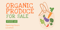 Organic Produce Twitter Post