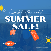 Tropical Summer Sale Instagram Post