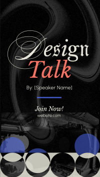 Modern Design Talk Facebook Story