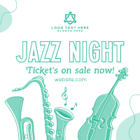 Modern Jazz Night Instagram Post