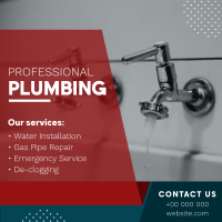 Professional Plumbing Instagram Post