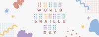 Braille Day Doodle Facebook Cover