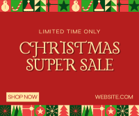 Modern Christmas Sale Facebook Post