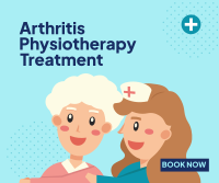 Elderly Physiotherapy Treatment Facebook Post Design