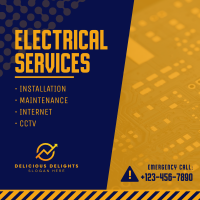 Electrical Services List Instagram Post