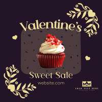 Valentines Cupcake Sale Instagram Post