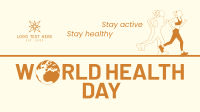 World Health Fitness Zoom Background Image Preview
