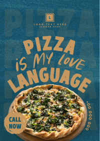 Pizza Language Flyer