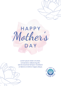 Mothers Day Flower Poster