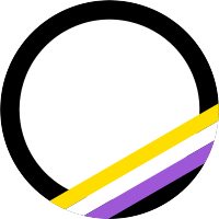 Nonbinary Pride Flag Pinterest Profile Picture Design