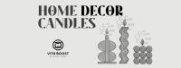 Decorative Home Candle Facebook Cover Image Preview