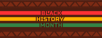 African Native Pattern Facebook Cover Design