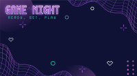 Futuristic Game Night Zoom Background