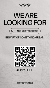 Positions Available Minimalist TikTok Video