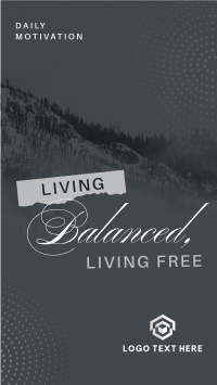 Living Balanced & Free Facebook Story