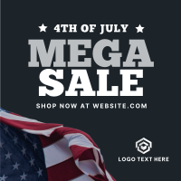 Fourth of July Sale Linkedin Post