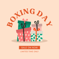 Boxing Day Limited Promo Instagram Post Design
