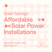 Solar Power Installations Linkedin Post