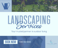 Landscape Garden Service Facebook Post