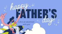 Playful Father's Day Greeting Video Design