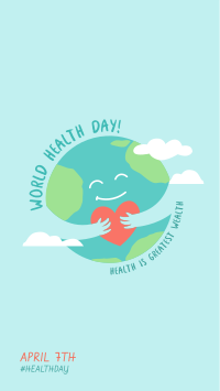 Health Day Earth Facebook Story