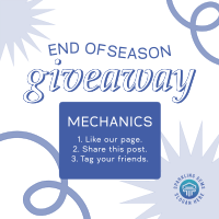 End of Season Giveaway Instagram Post Image Preview