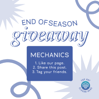 End of Season Giveaway Instagram Post Image Preview