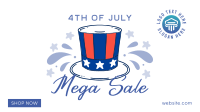 Festive Sale for 4th of July Facebook Event Cover