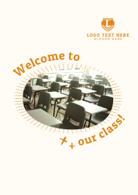 Welcome to our Class Poster