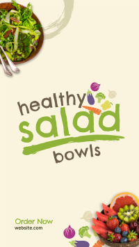 Salad Bowls Special Instagram Story