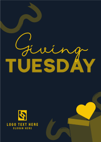 Giving Tuesday Donation Box Poster