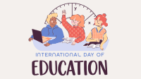 Students International Education Day Animation
