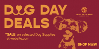 Dog Supplies Sale Twitter Post