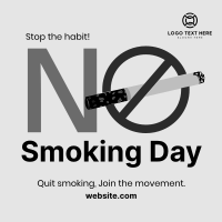 Stop Smoking Today Instagram Post