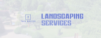 Clean Landscaping Service Facebook Cover Image Preview