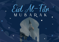 Joyous Eid Al-Fitr Postcard