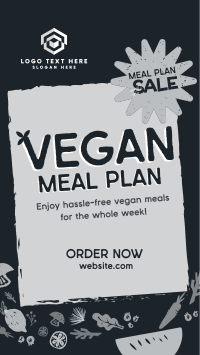 Organic Vegan Food Sale Facebook Story