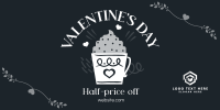 Valentine's Day Cafe Sale Twitter Post