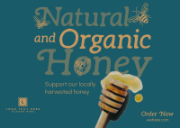 Locally Harvested Honey Postcard