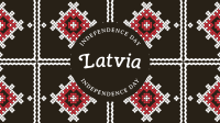 Traditional Latvia Independence Animation