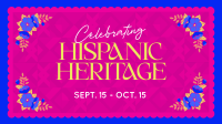 Floral Hispanic Heritage Facebook Event Cover