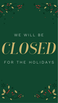 Closed for Christmas TikTok Video