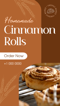 Homemade Cinnamon Rolls Facebook Story