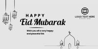 Eid Mubarak Lanterns Twitter Post