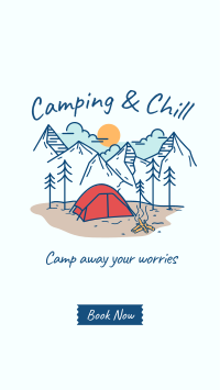 Camping and Chill Instagram Story Image Preview