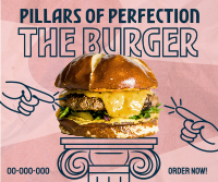 Pillars Of Flavor Burger Facebook Post