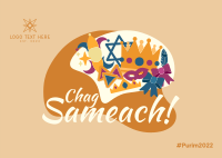 Chag Purim Sameach Postcard