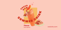 Summer Drink Flavor  Twitter Post