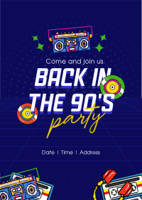 Retro Music Playlist Flyer