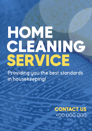 Bubble Cleaning Service Flyer Image Preview